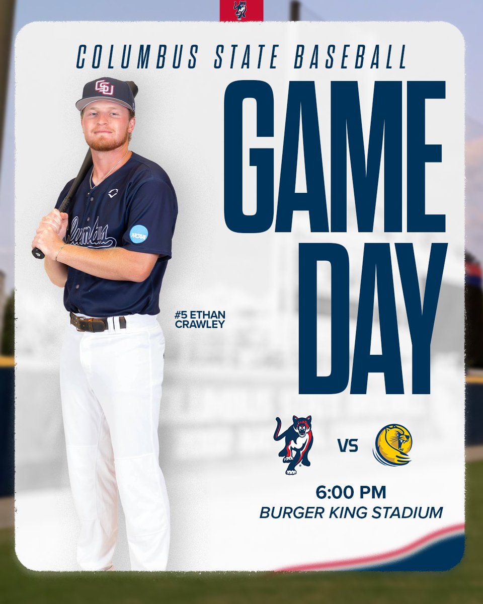 CSUCougarsBSB's tweet photo. Battle with the Bearcats tonight 💪

🆚 Lander
⏰ 6:00 PM
🏟️ Burger King Stadium
📺 Peach Belt Network

#CSUCougars | #CSUBaseball https://t.co/ZlZx3Oewwb