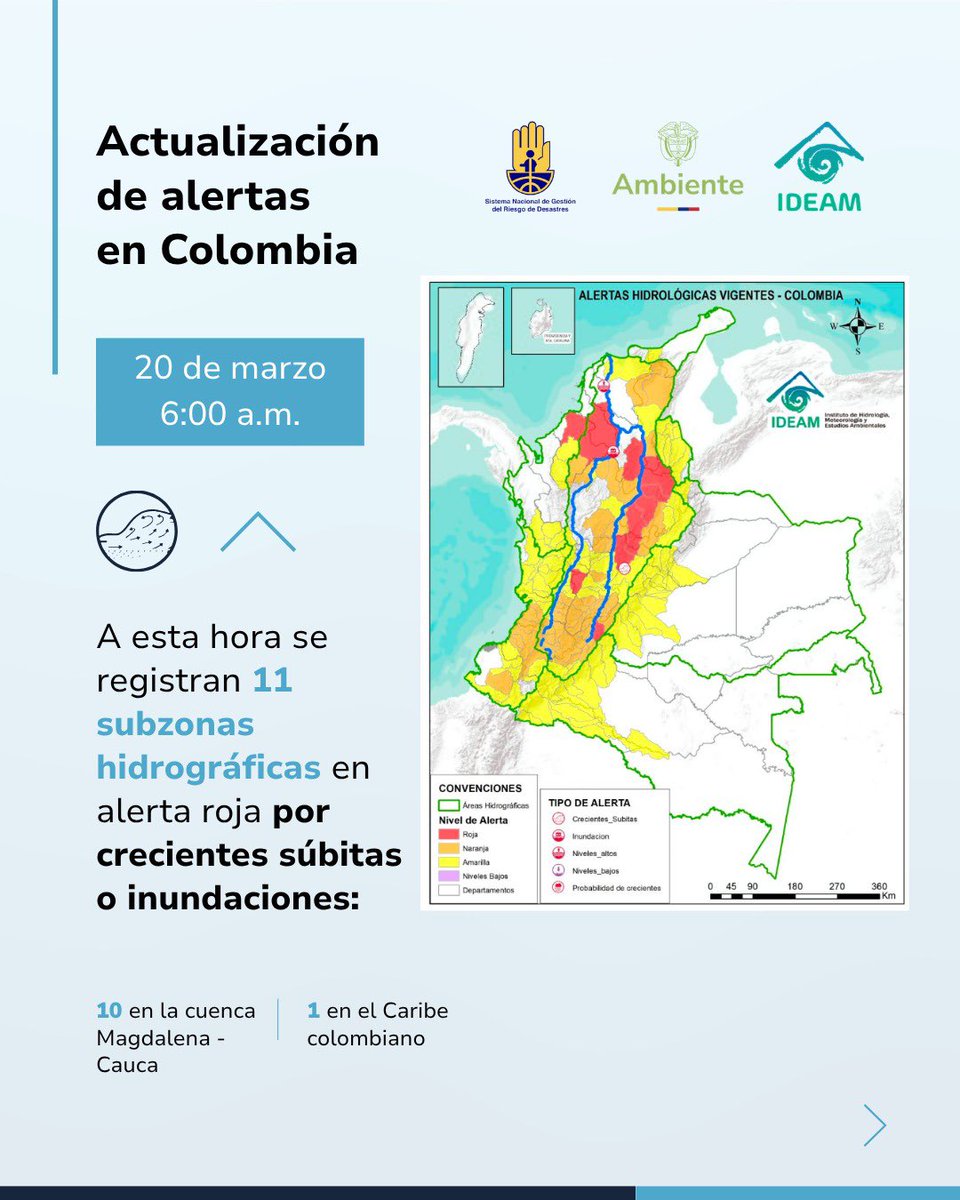 Ideam Colombia tweet media