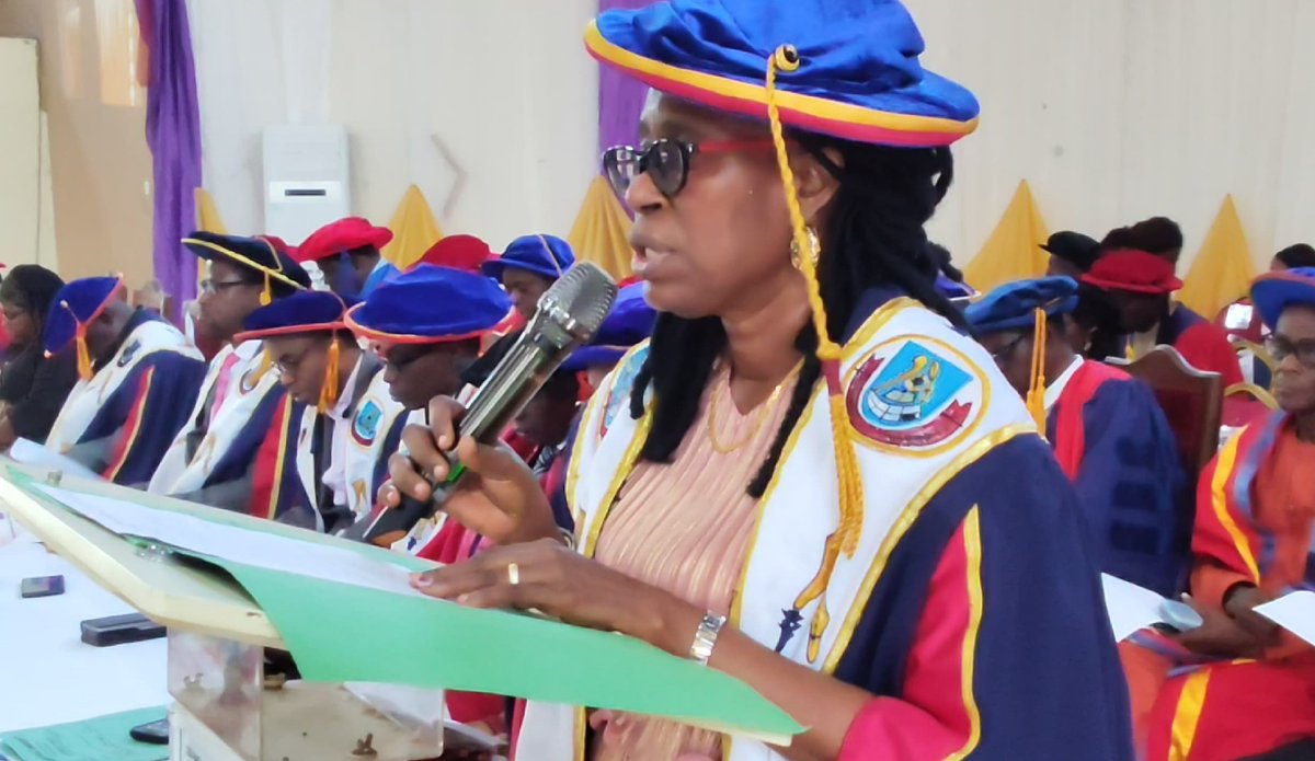 aaueofficial's tweet photo. AAU, Ekpoma Matriculates Over 4,500 Students, Warns Against Cultism and Social Vices
Ambrose Alli University (AAU), Ekpoma, has formally admitted over 4,500 students into its various academic programmes for the 2025/2026 academic session, in a colourful matriculation ceremony.. https://t.co/HeLD8CvfXM