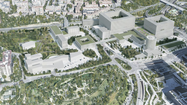 La Ciudad de la Salud de Madrid inicia el derribo de   instalaciones del Hospital de la Paz. Un primer paso es la creación de la unidad de tratamiento del cáncer con terapia de protones, que se va a situar en los alrededores de la  torre de maternidad.
bit.ly/4duocXD