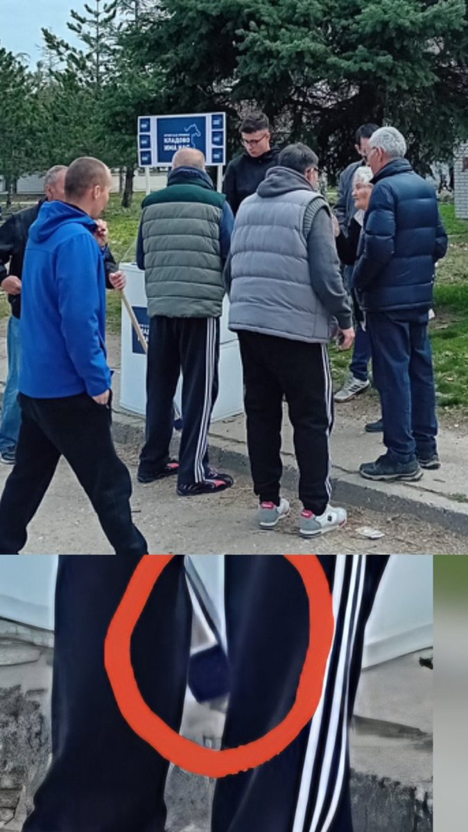 djordjemiketic's tweet photo. UPRAVO:

pretnje SEKIROM studentima na štandu @kladovoimanas u Brzoj palanci

predstavio se kao predsednik MZ i krenuo da čita imena kandidata naglas.

Nosilac liste, Vanja Berić kao i drugi studenti i kandidati trpe ogromne pritiske i targetiranja danima. https://t.co/Ntz24Arqlu