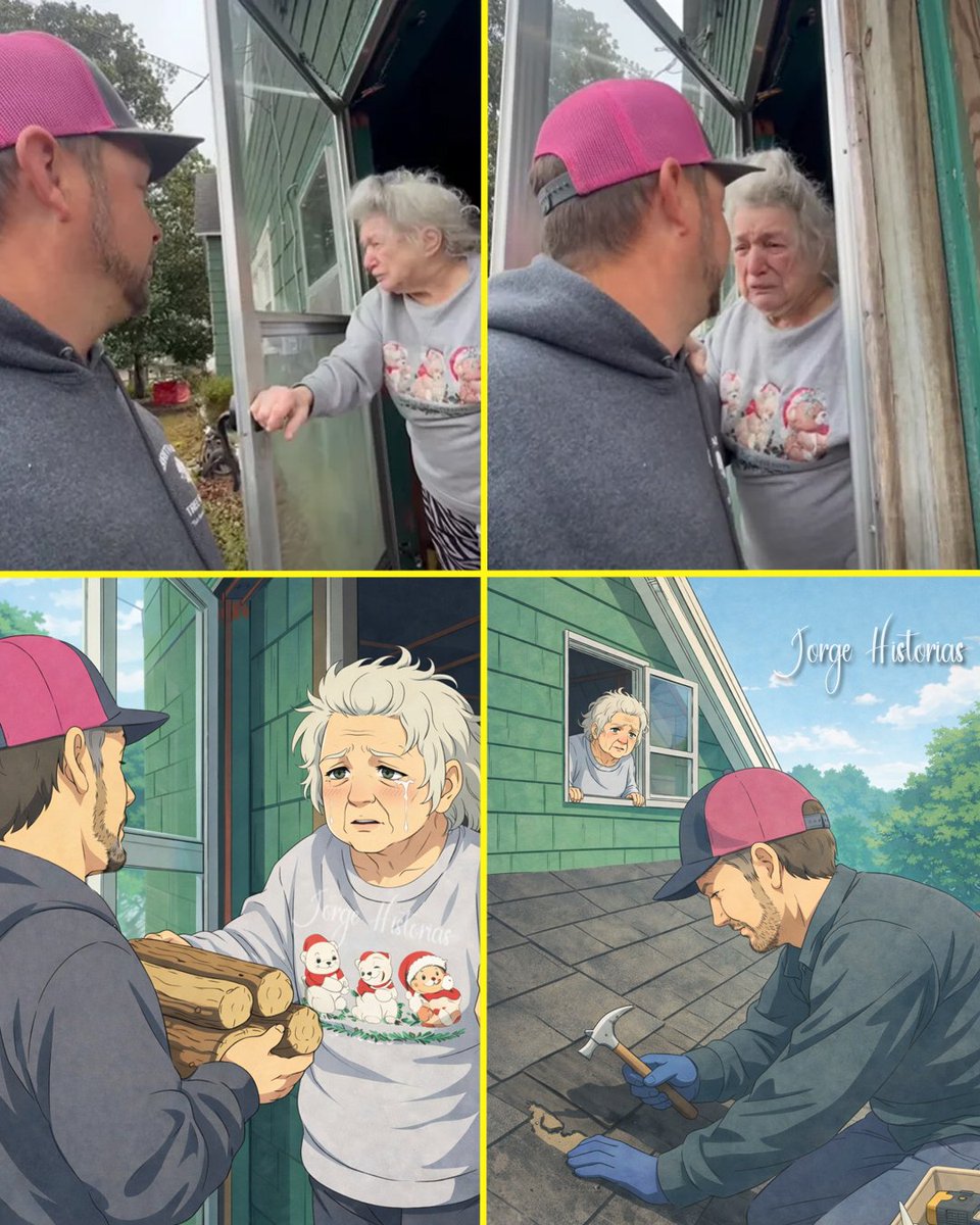 Una abuela de 85 años en Estados Unidos llamó a una empresa de servicios de árboles porque necesitaba leña para poder calentar la casa. Vivía sola desde que su esposo se fue de este mundo y no tenía familia cerca que pudiera apoyarla. Con el paso de los días, el frío se volvió un