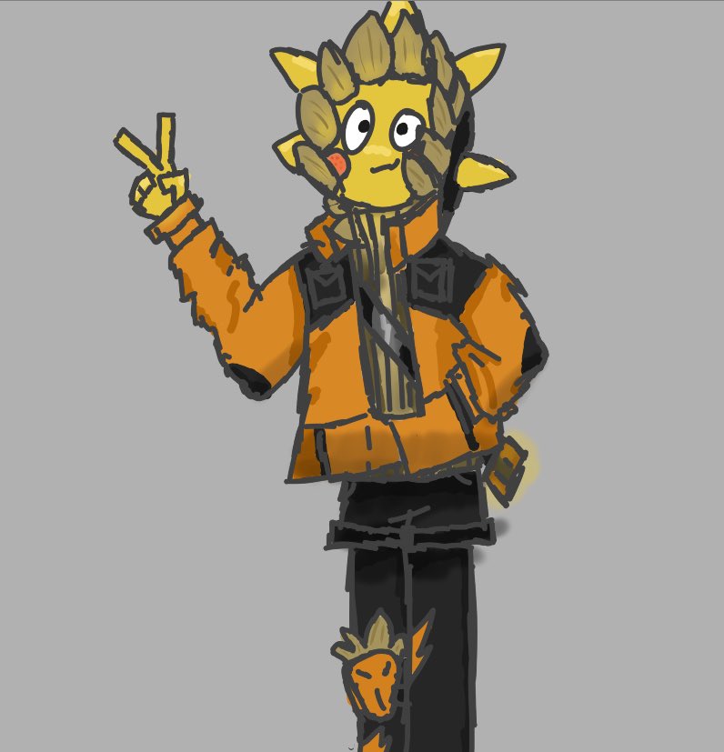 1ToastedArt's tweet photo. I have doodled a sunspot! I find thes goober cute so I wanted to draw him! Sorry for not posting much as well, I’ve been busy lately -_- https://t.co/fSSzahbI7u