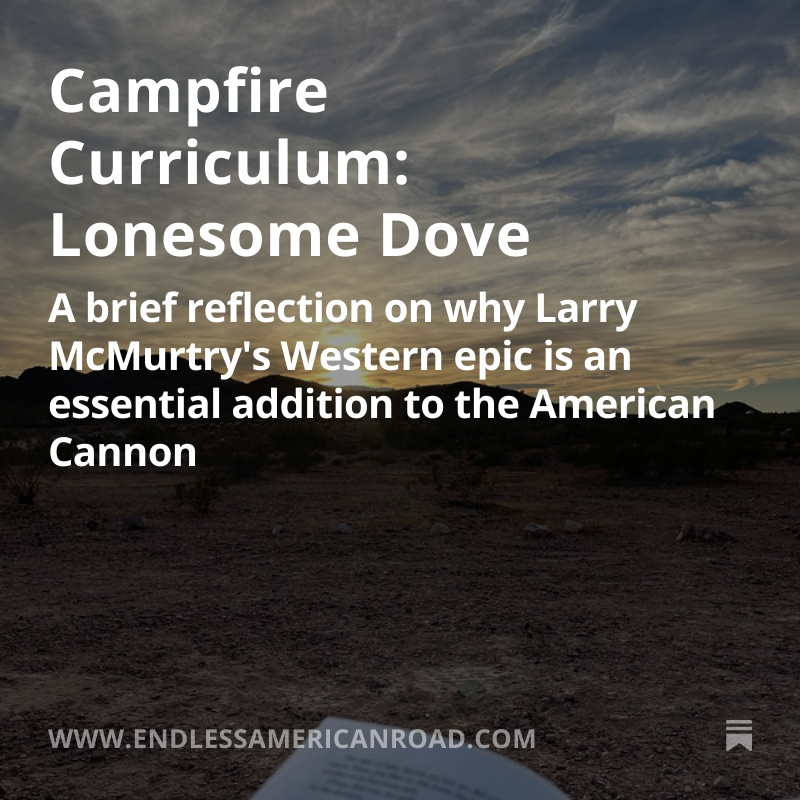 JhnyAppleSeedX's tweet image. It's almost the weekend and if you're looking for a great novel to read, I write about one over on my Substack.  Larry McMurtry's Lonesome Dove is a beast of a book, but definitely worth the effort: