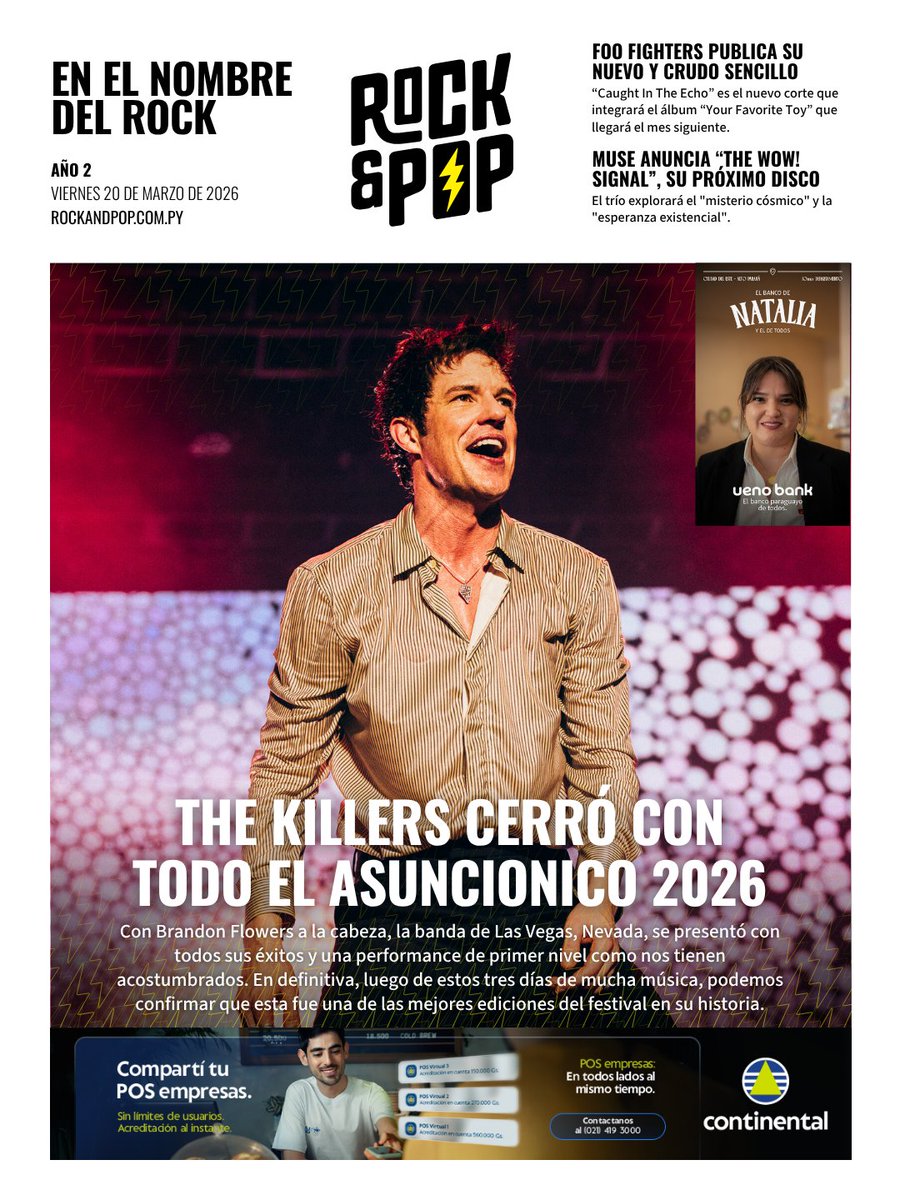 Rock&Pop Paraguay tweet media