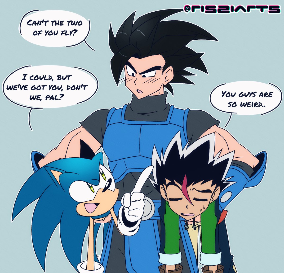 The trio once more
#SonicTheHedgehog #MFB #DBLegends