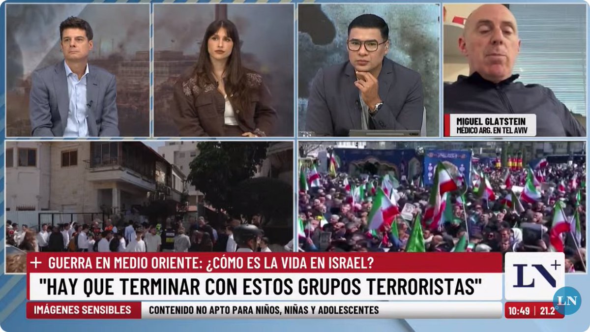 Hoy en Tel Aviv Televisión...