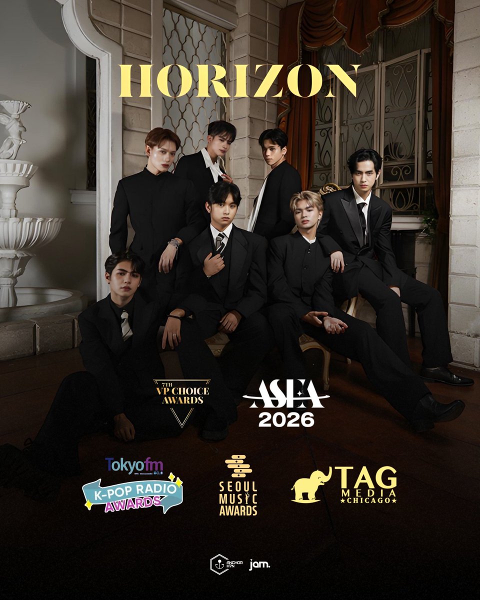 HORI7ON’s 2026 nominations so far — THIS IS HUGE 👏🔥

• 7th VP Choice Awards
• Asia Star Entertainer Awards 2026
• Tokyo FM KPOP Radio Awards 2026
• 35th Seoul Music Awards
• TAG Awards Chicago 2026

From the Philippines to Japan, Korea, and the US — HORI7ON is making noise