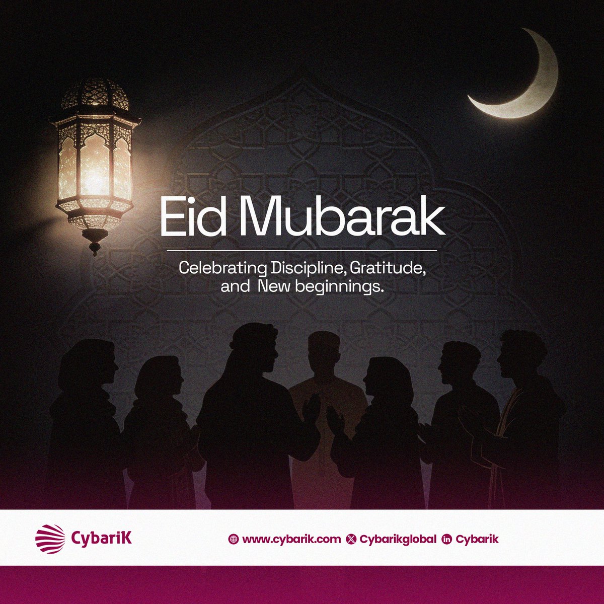 Eid reminds us that discipline builds strength, gratitude builds peace, and community builds progress.

As we celebrate the end of Ramadan, may this season bring renewed energy, clarity, and success into everything you pursue.

From reflection… to growth… to new beginnings.