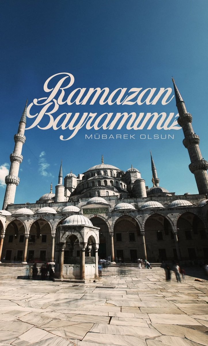 Sevdikleriniz ve sevenlerinizle birlikte sağlık, huzur ve mutluluk dolu nice güzel bayramlar geçirmeniz dileğiyle..

Ramazan Bayramı'mız mübârek olsun...
#RamazanBayramı
