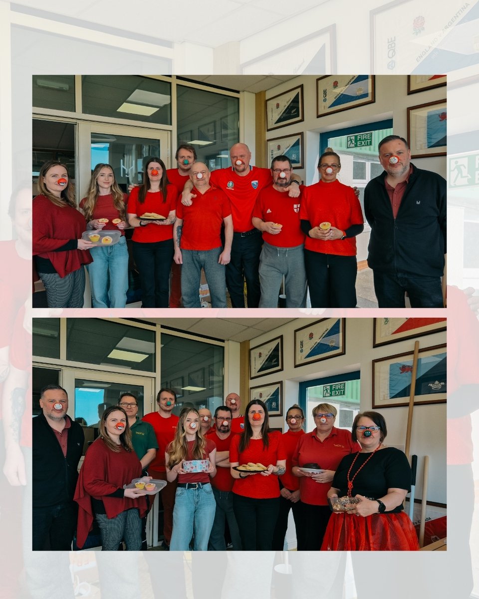 tacit_golf's tweet image. Celebrating Red Nose Day by baking, designing noses, sharing food, and donating - a great way to give back as a team ❤️

#RedNoseDay