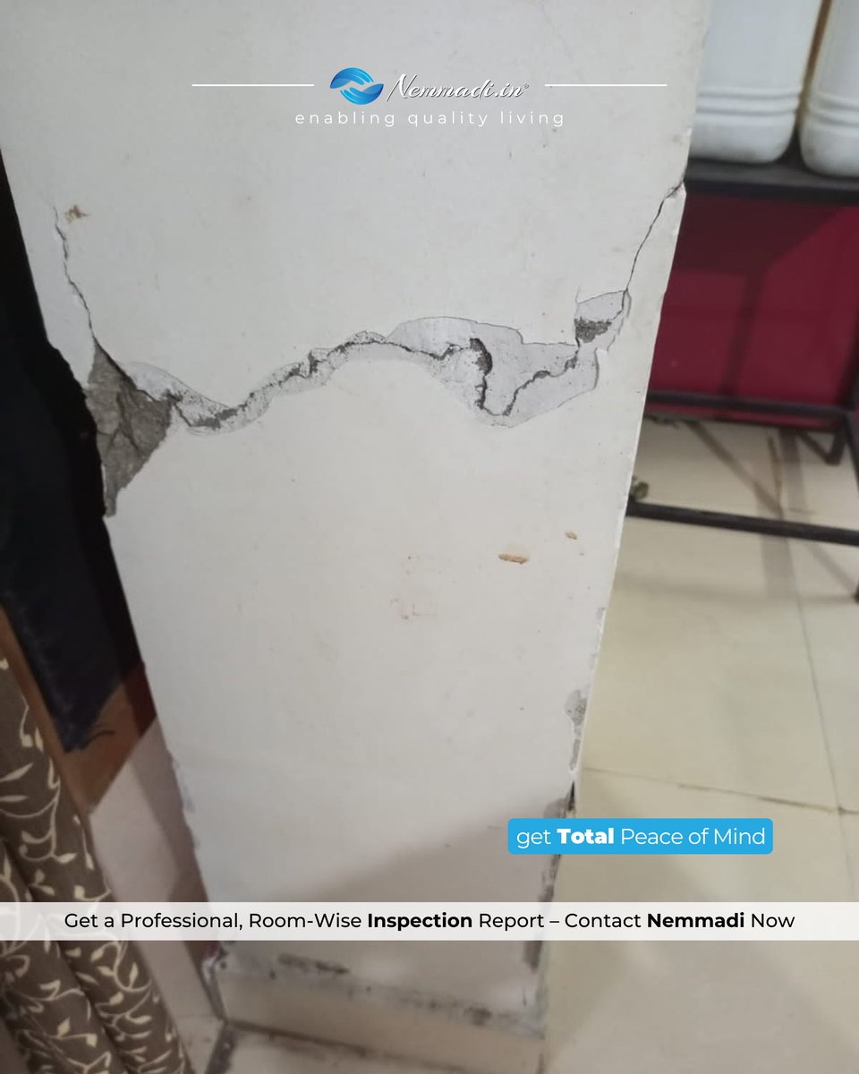 nemmadi_in's tweet image. A crack on a column is never normal.

It can indicate:
• Structural stress or movement
• Weak execution at a critical element
• Potential long-term safety concerns

Book now: nemmadi.in/quote-for-b2c/

#HomeInspection #StructuralSafety #ConstructionQuality #Cracks #Snagging