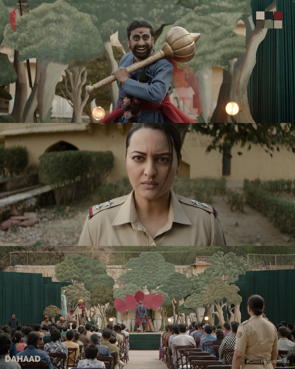 color_rcvfx's tweet photo. Dahaad Season 2: A missing twelve-year-old in a quiet Rajasthani town pulls Sub-Inspector Anjali Meghwal into a serial-killer hunt that investigates how power, patriarchy, and privilege can fuel horrifying violence.
➖
#DahaadOnPrime
#ColorByRedchillies
➖
Director: Reema Kagti, Ruchika Oberoi
DOP: Tanay Satam
Sr. Colorist : Makarand Surte
Colorist : Dinesh Gupta