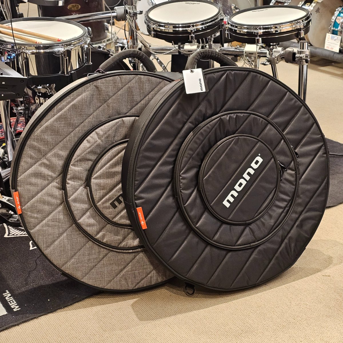 打楽器、ドラム 未使用ローボリュームシンバル5枚組(ソフトケースおまけ)