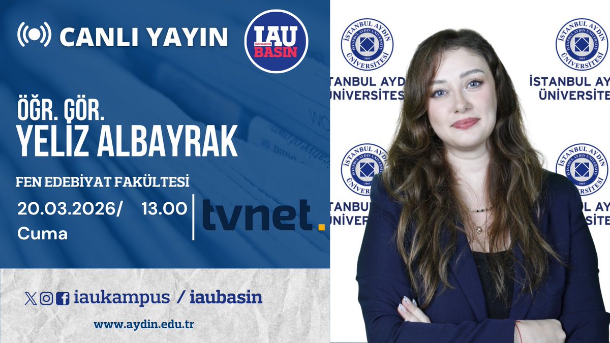 İstanbul Aydın Üni. Kurumsal İletişim Direktörlüğü tweet media