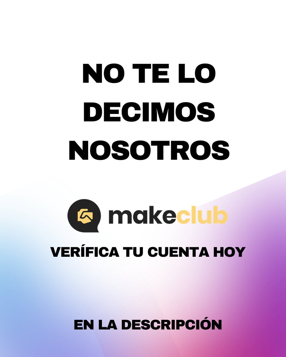 Makeclub | Encuentra equipo en 2026 tweet media