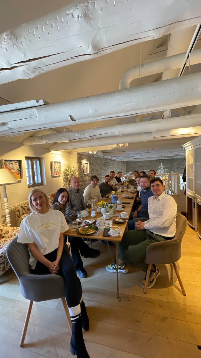 web3estonia's tweet photo. We had a lovely community brunch today at Basiilik Restoran ☕

A big thank you to everyone who joined! Your energy is what makes this community so special 💙  

Special thanks to our member @swapincom for treating all guests with a delicious dessert 🍰  

See you again soon! https://t.co/Rg3TZbvItL