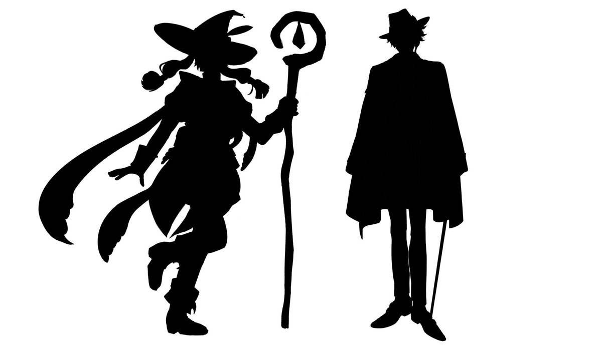 omiomi_koki's tweet photo. if you ever feel insecure about your silhouettes just put azul's next to them, then you'll instantly feel better https://t.co/xYGtptkacd