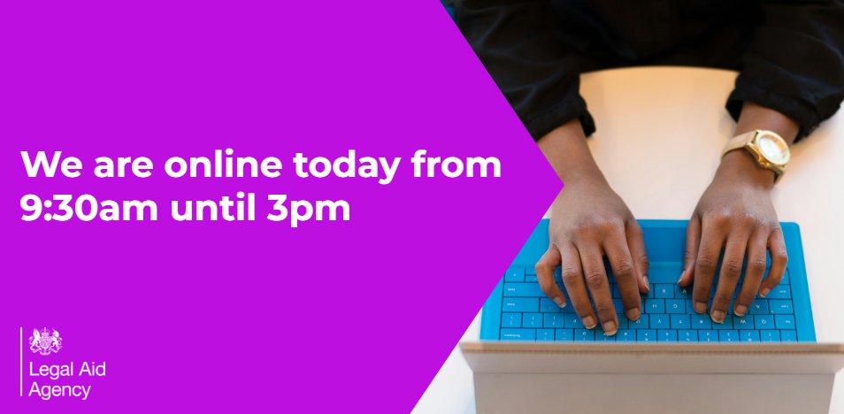 Legal Aid Agency Customer Service tweet media