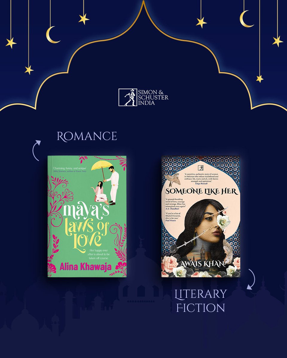 SimonSchusterIN's tweet photo. Eid Mubarak! ๐โจ Save this post to pick your next read, no matter what genre youโre in the mood for ๐๐
#readdiversely #bipocbookstagram #bookstagramindia #pocauthors #diversereads https://t.co/tJqeK2f4XJ
