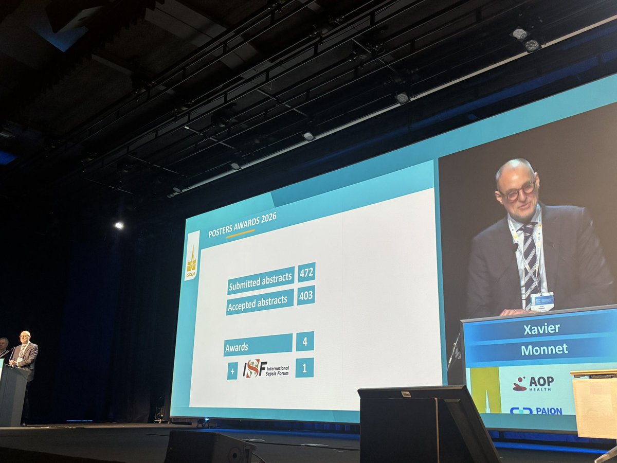 DrFDamico's tweet photo. Poster Awards at #ISICEM26
@ISICEM 
472 abstracts submitted, 403 accepted — and just a few awards.  
A lot of great work behind every poster. https://t.co/exTZTxJPN5