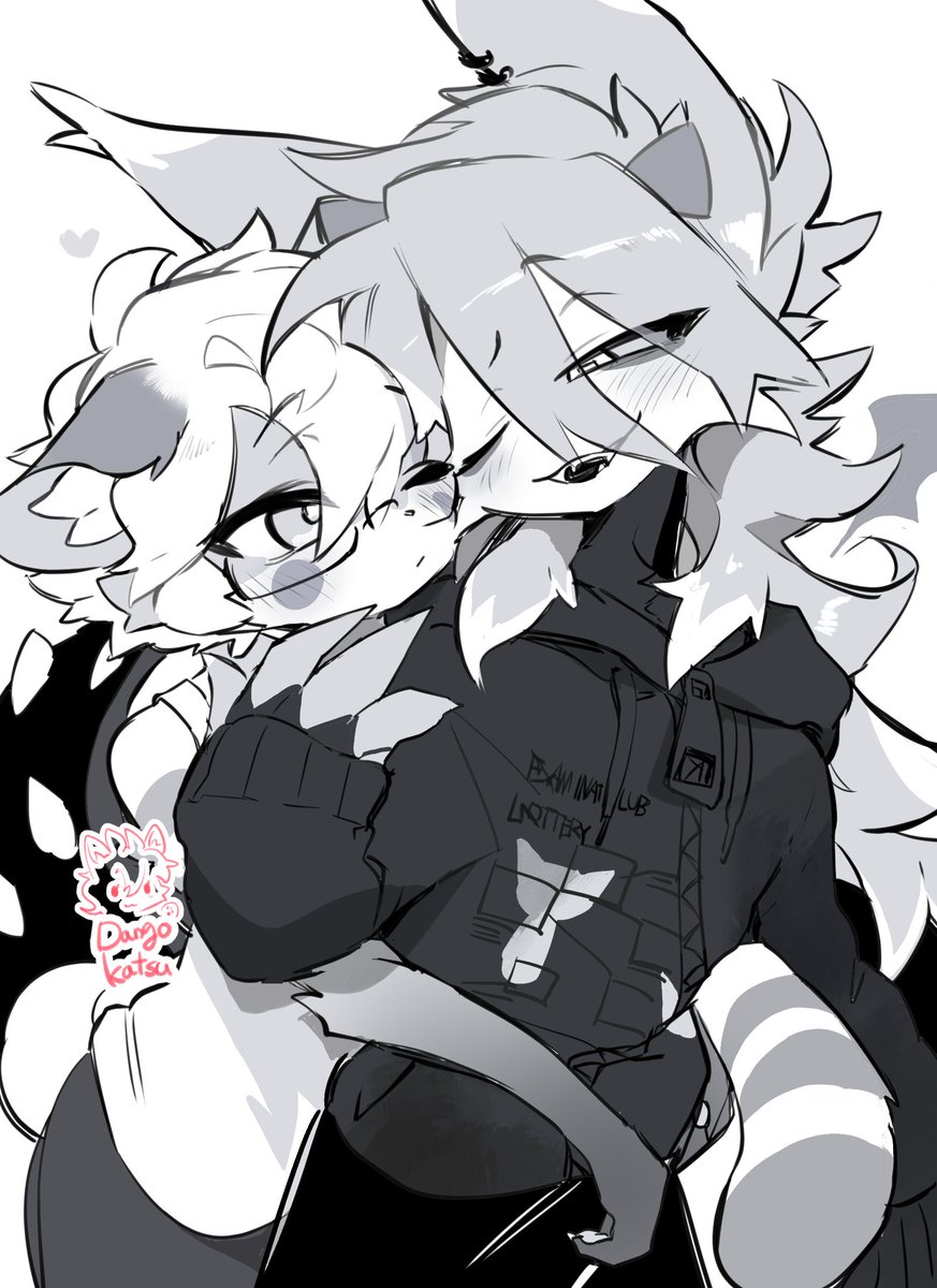 Dangokatsu's tweet photo. Commission work🩶 https://t.co/if0tIslK7c