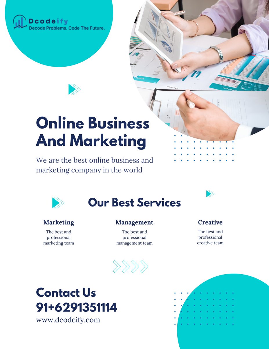 Dcodeify's tweet photo. Anyone can start a business online today.
But only a few know how to scale it, market it, and turn it into real revenue.
The difference? Strategy + Execution.
At @Dcodeify we help businesses go beyond just “being online” — we help them grow, compete, and dominate.
#BrandIdentity https://t.co/K6NdwLmv6X