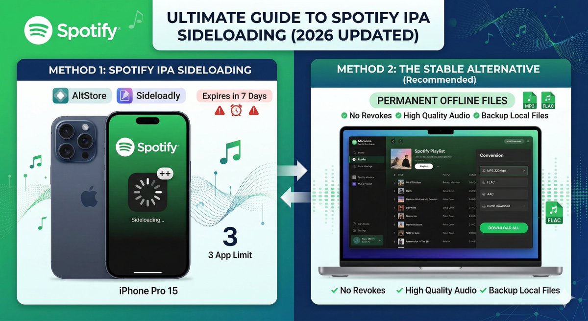 dvdaux33's tweet image. ⚠️ Thinking about installing Spotify IPA?

You might get extra features…
but also:
❌ Ban risk
❌ Malware risk
❌ App instability
Know the truth before you try 👇
bit.ly/4stZg7w
#SpotifyIPA #iOS #Sideload #TechTips #AppSecurity