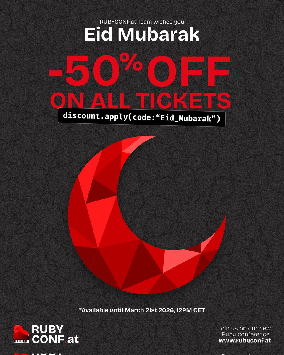 RubyConf Austria tweet media