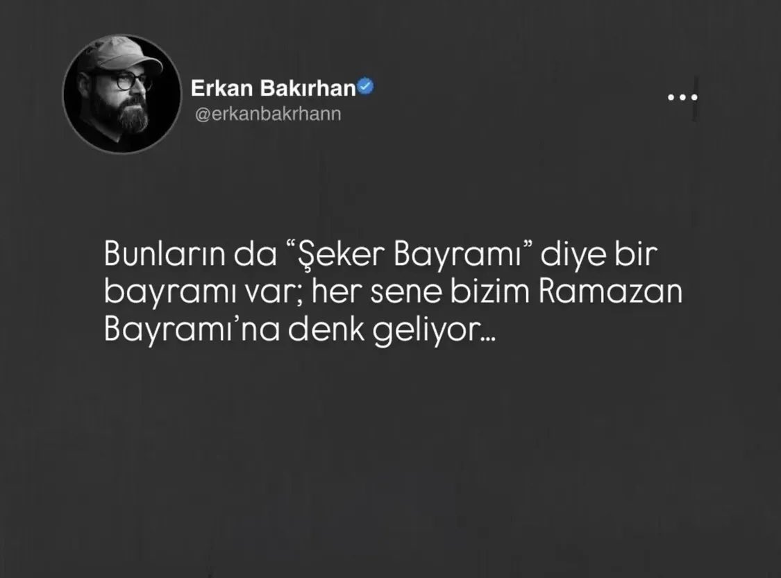 Gelmiş geçmiş en güzel Tweet 

#RamazanBayramı