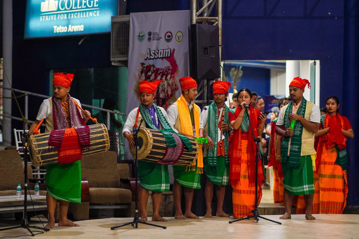 From powerful footwork to graceful formations, tradition flowed through every step.  🎶🔥

The Folk Dance Competition at the 9th North East Youth Festival 2026 brought culture to life, as young performers expressed their roots through vibrant movements and traditional costumes.
