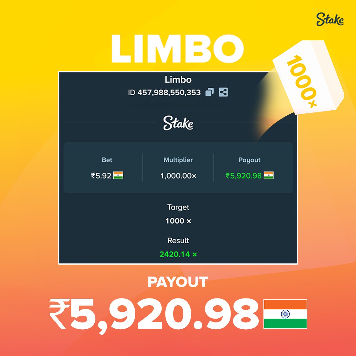 Stake Official India tweet media