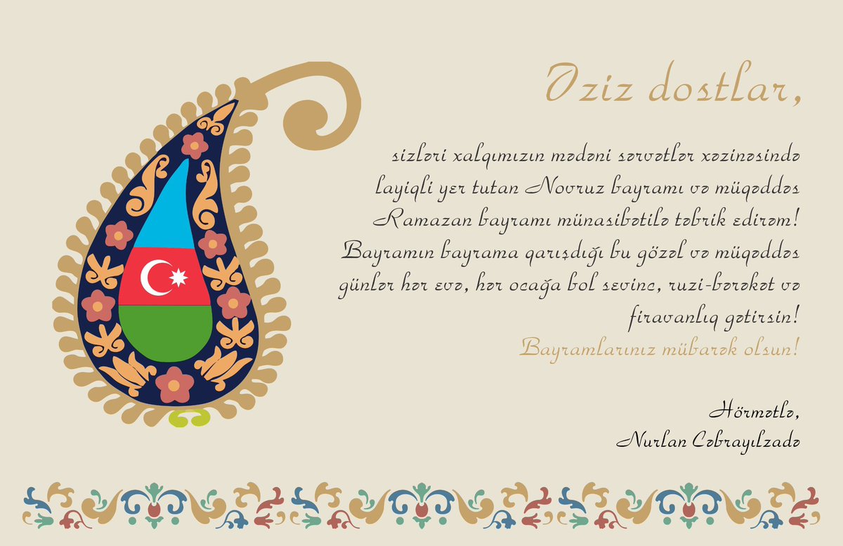 BrayNurlan's tweet photo. #Novruz #Ramazan https://t.co/qYRpZ9tDxE