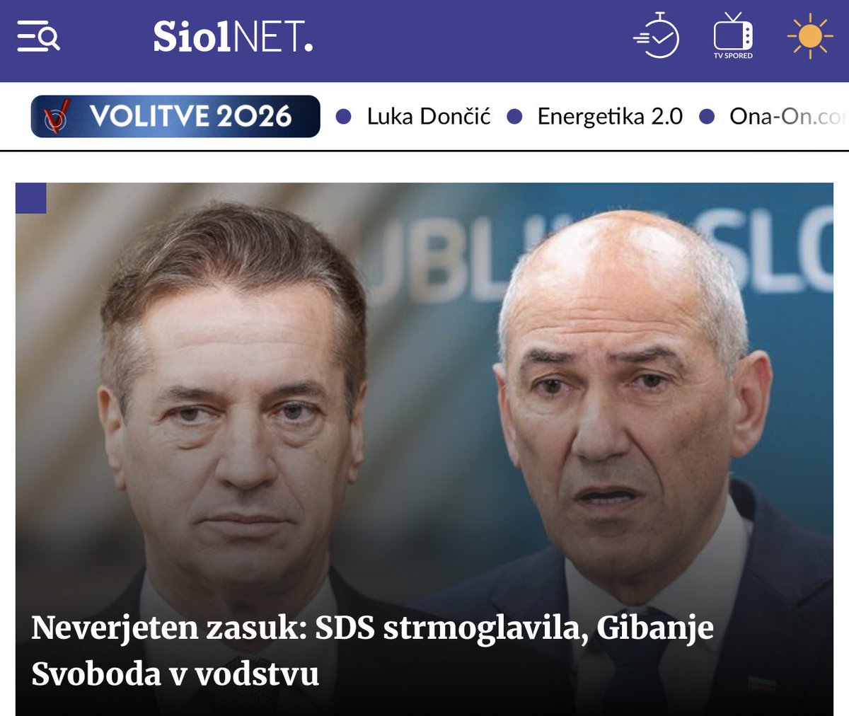 ⚠️🆘Vsak dan po volitvah bom vas vprašal presstituti na SIOL.net za ta beden naslov, ki ste ga napisali dva dni pred volitvami‼️👇