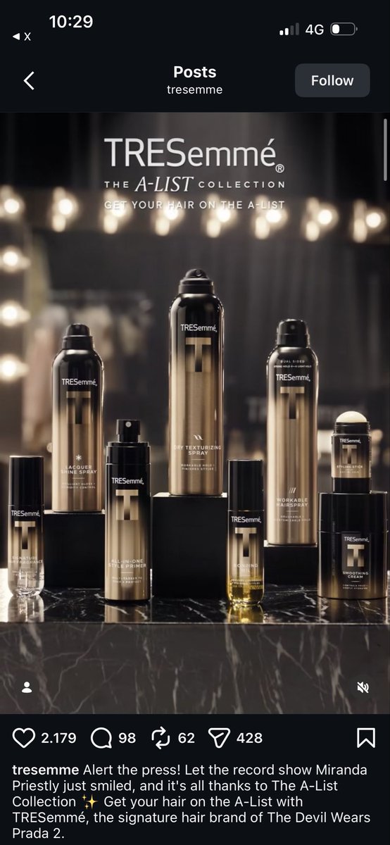 I just realised that Tresemme also released a DWP2 collab before the oscars since they’re the official hair partner for the movie, but it made zero noise😅 L’Oréal does branding really well, I’ll give them that