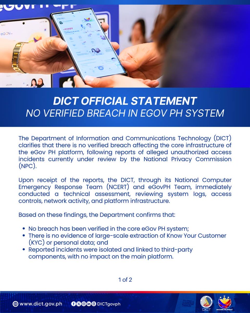 Department of ICT PH tweet media