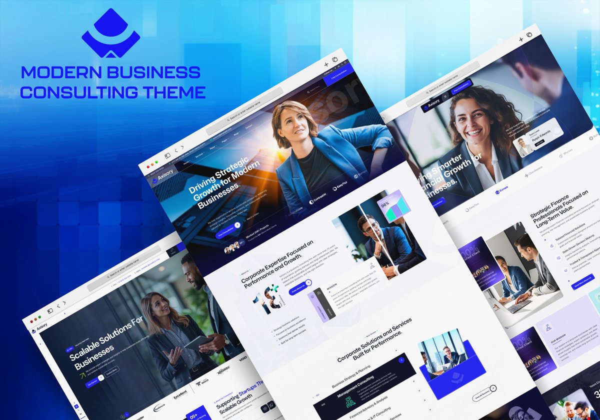 ThemeriverArt's tweet image. Introducing Axisory – your all-in-one Business Consulting WordPress Theme! Modern design, seamless customization with advanced, modern animations to make your brand stand out! Elevate your online presence effortlessly. 🚀✨

themexriver.com/downloads/axis…

#AxisoryTheme #BusinessSuccess