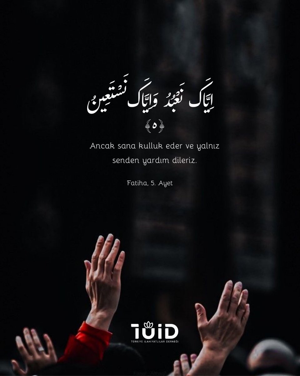 tuiddernegi's tweet photo. “Ancak san kulluk eder ve yalnız senden yardım dileriz.” ✨
Fatiha/5 https://t.co/71jglR6xLt