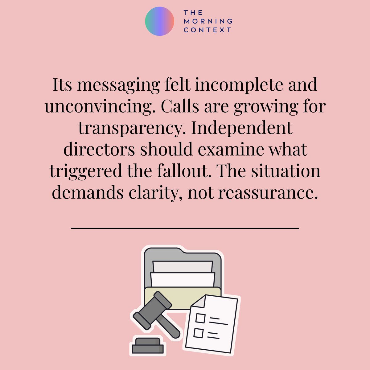 The Morning Context tweet media