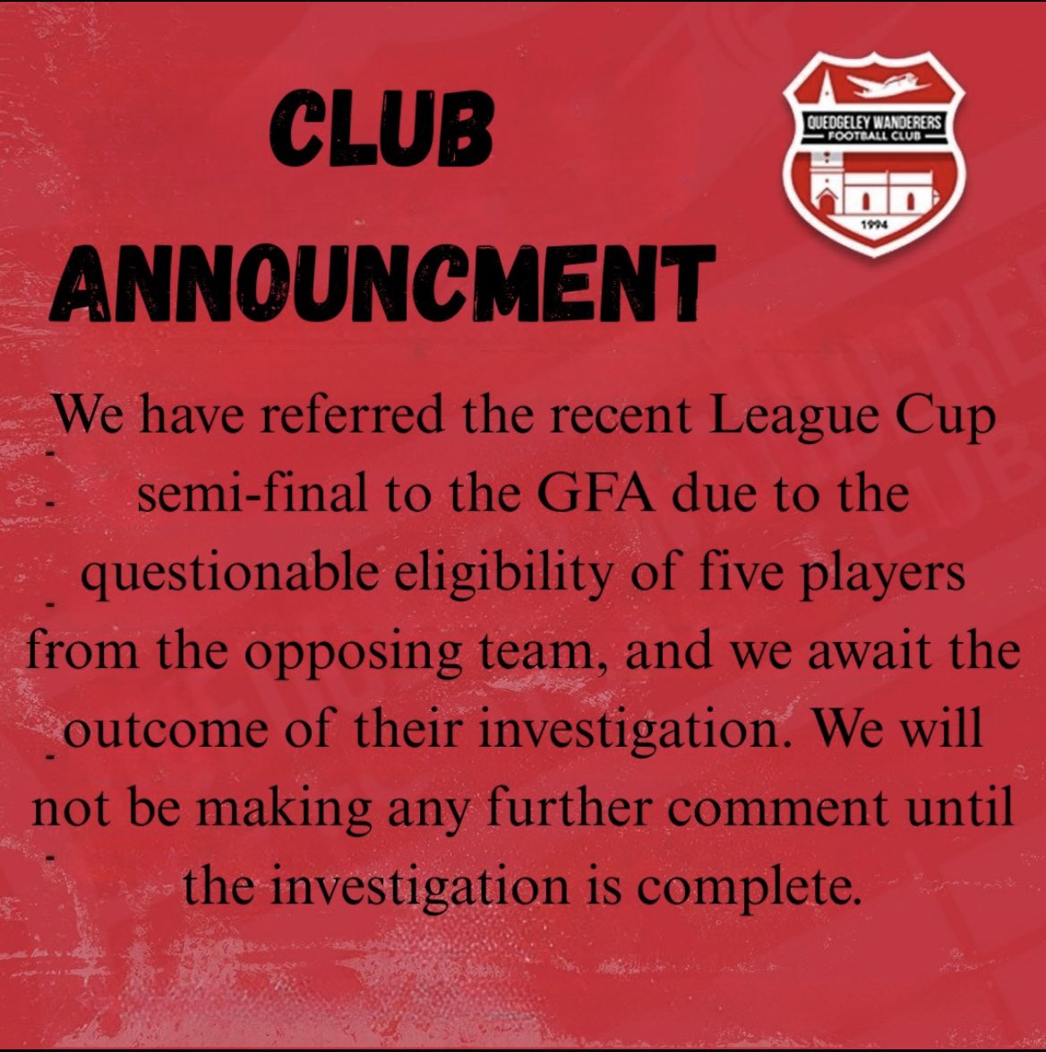 Quedgeley Wanderers FC tweet media