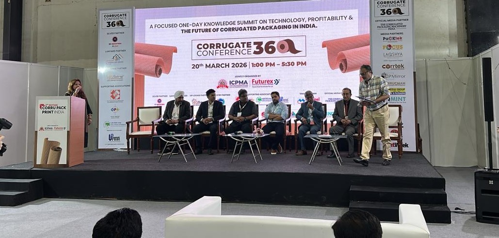 corrupackprint's tweet photo. Where ideas meet industry leadership.

A glimpse from the Corrugate Conference 360 at Corru Pack Print India 2026 — a focused knowledge platform bringing together industry experts, decision-makers, and innovators.

A truly engaging session shaping the next phase of the industry. https://t.co/PtEUyTOR24