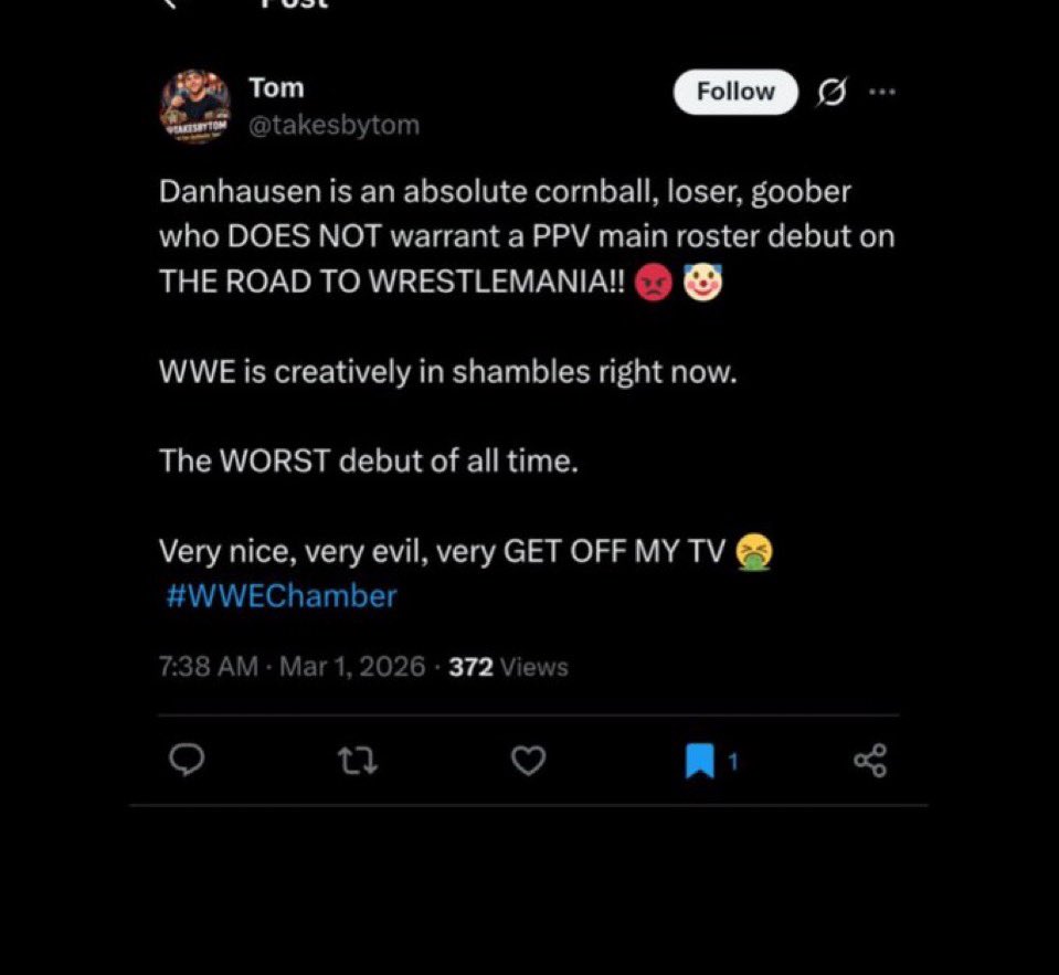 The Horror tweet media