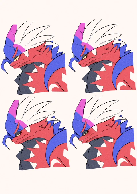 コライドンの様々な表情 - Koraidon