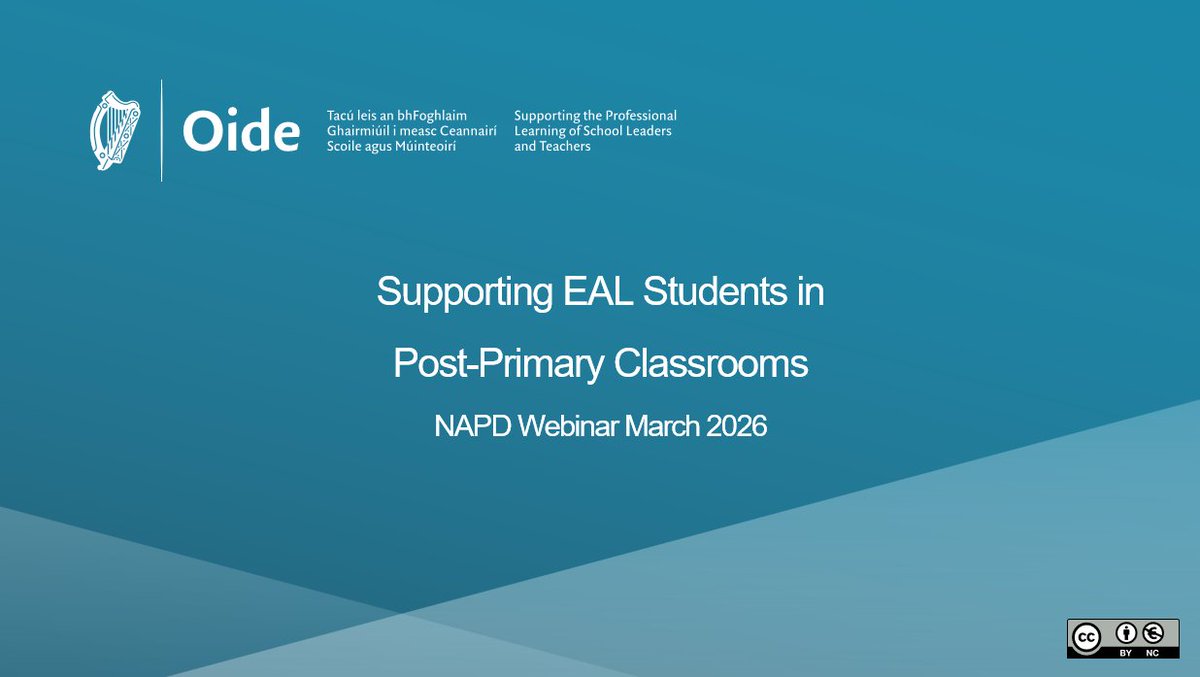 Oide Literacy Post-primary tweet media