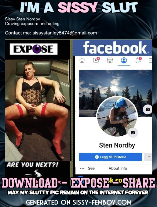 sissystaley5474's tweet photo. Sissy Sten Nordby for exposure https://t.co/E8VlBCo1ro