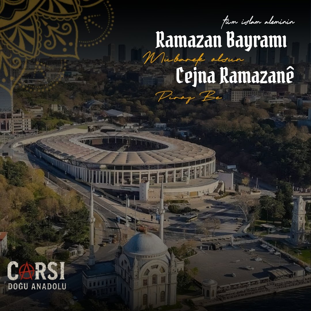 carsianadolu's tweet photo. Ramazan Bayramı mübarek olsun.
Cejna Remezanê li gelê me pîroz be
#çArşıDoğuAnadolu https://t.co/BfVkVjia2R
