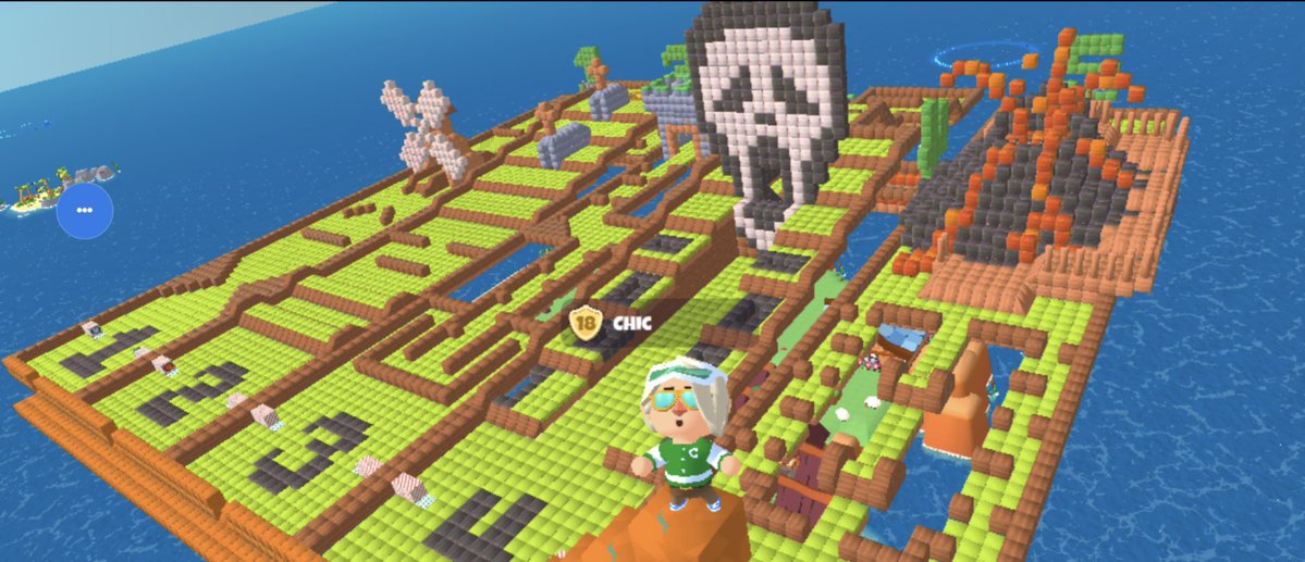 Mi nueva construcción en <a href="/ParadiseTycoon/">Paradise Tycoon 🌴</a> ya está terminada! 🔥

⛳ MINI-GOLF CRAZY HOLE⛳ 

5 HOYOS ¿Podrás llegar al último hoyo antes que tu oponente? 🏆

Cada hoyo tiene su propia temática! Ven a probarlo antes de que comience el primer evento! 💯

Solo en isla "FIJI" 🏝️