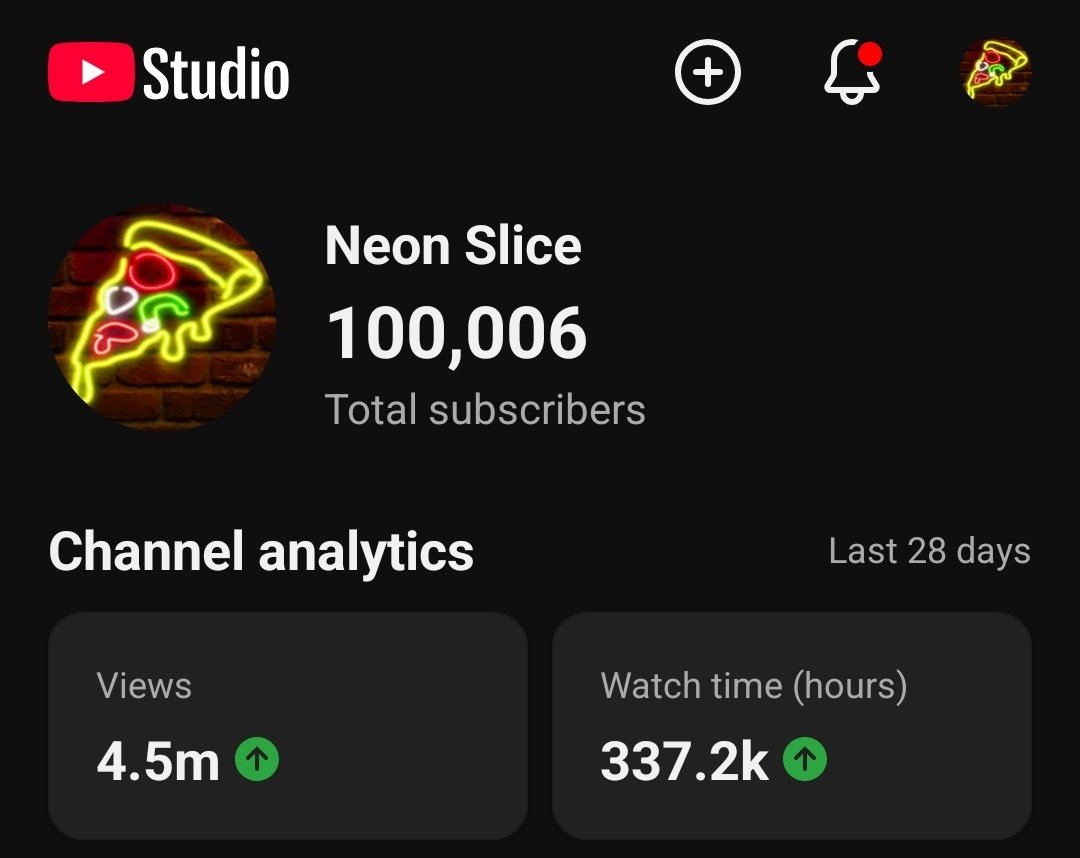 Neon Slice tweet media