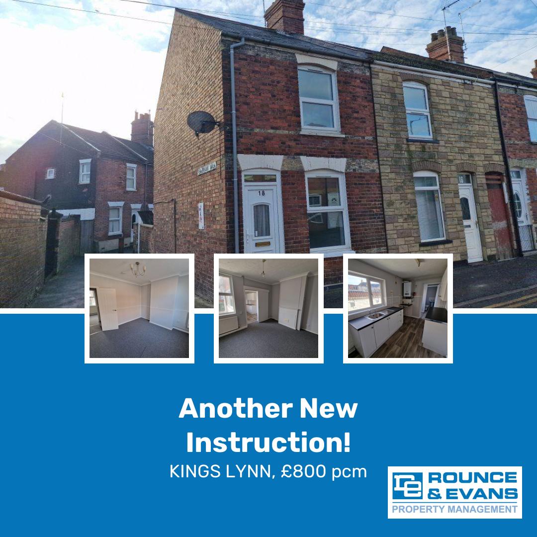 🤩 NEW PROPERTY 🤩
📍KINGS LYNN
🏡 2 Bed Semi-detached House £800 pcm
🛀 Bathrooms: 1
📅 Available 17/04/2026

For further info, please visit: psh.pt/tzaxajp

Contact Us! 
📞 01553 401580 
📧 lettings@rounceandevans.co.uk

#rounceandevans...