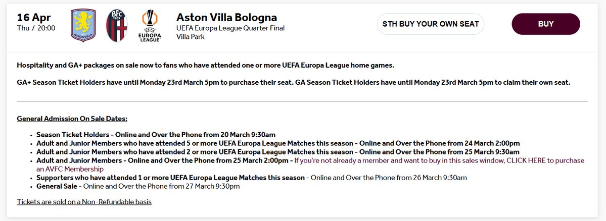 AVFC Support tweet media